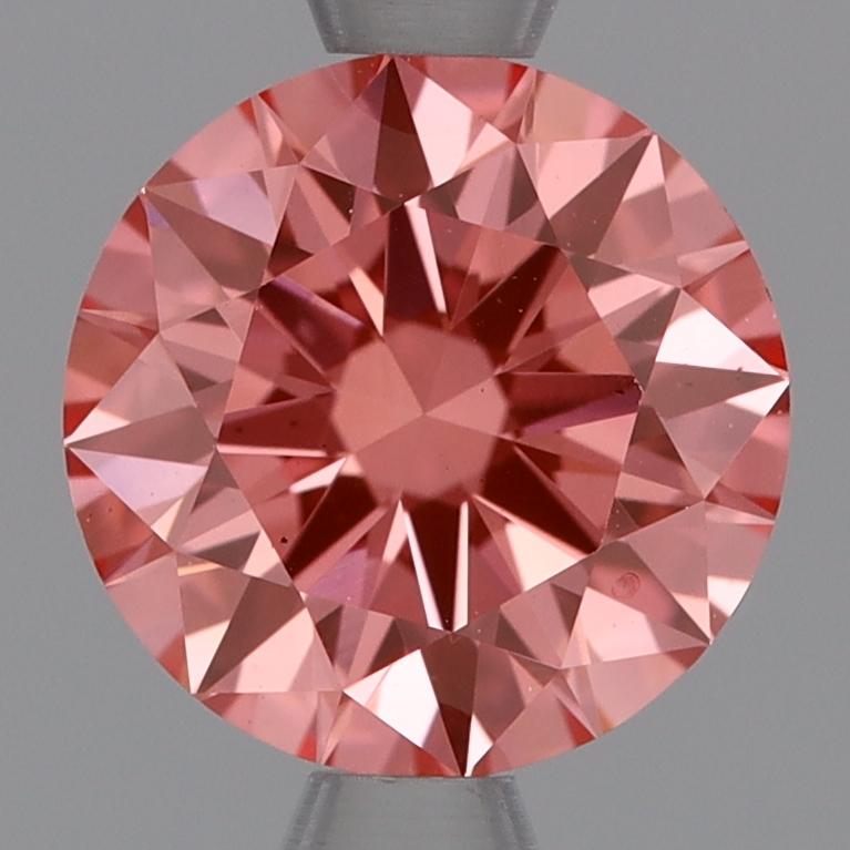 1.03 Ct. Fancy Vivid Pink Round Lab Grown Diamond