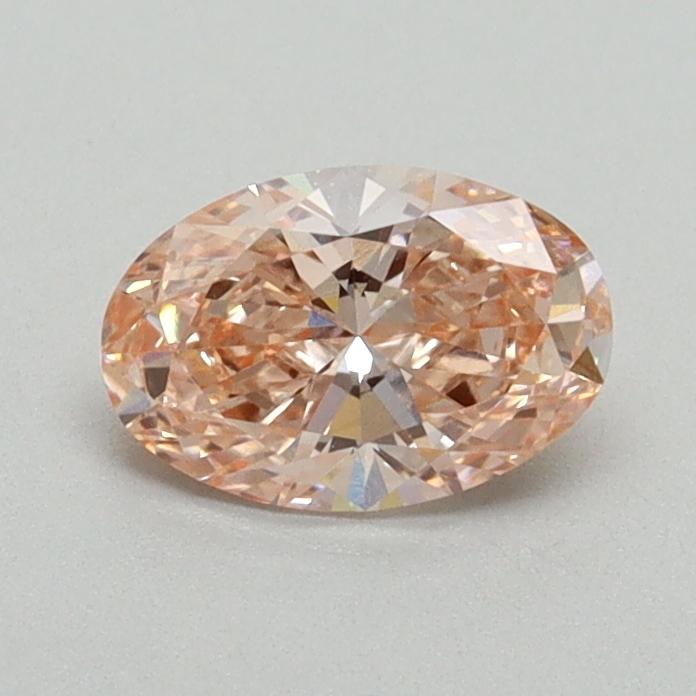 0.58 Ct. Fancy Vivid Pink Oval Lab Grown Diamond