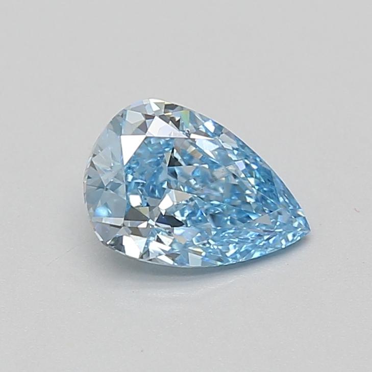 1.00 Ct. Fancy Vivid Blue Pear Lab Grown Diamond