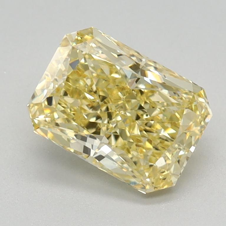 1.13 Ct. Fancy Vivid Yellow Radiant Lab Grown Diamond