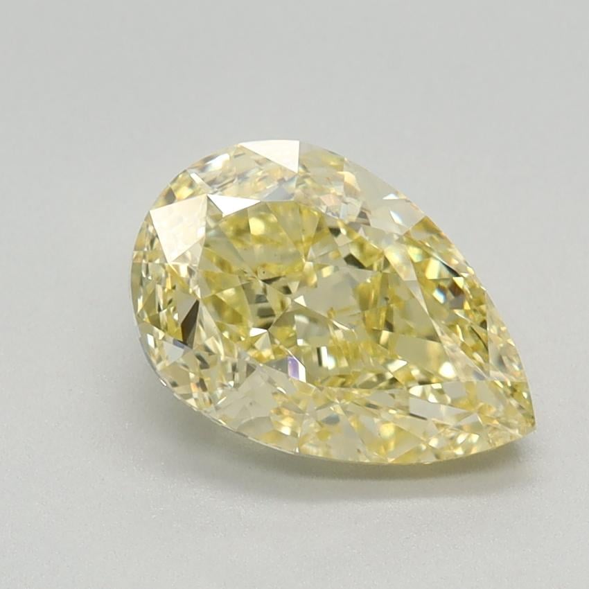 1.60 Ct. Fancy Intense Yellow Pear Lab Grown Diamond