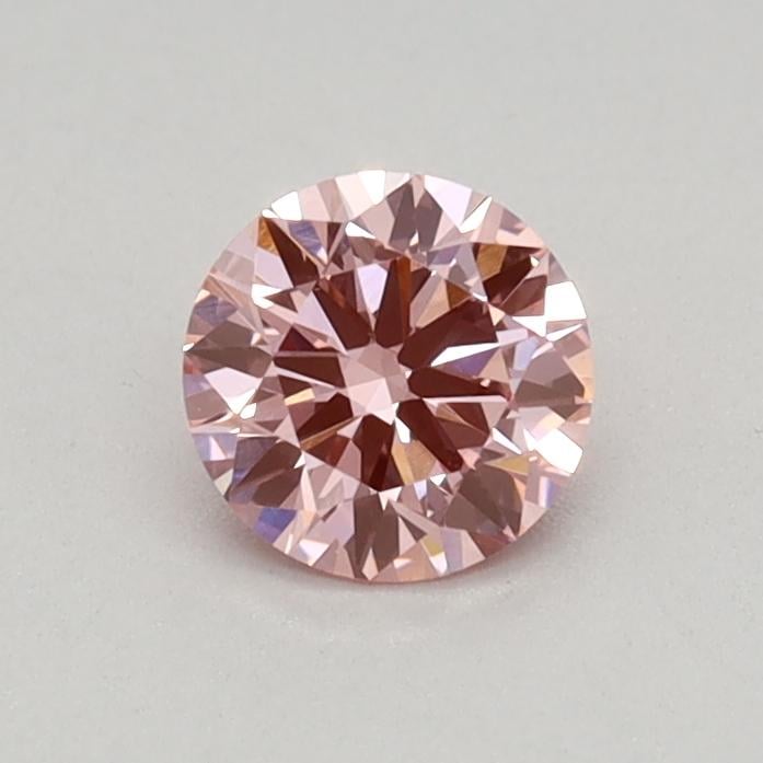 0.32 Ct. Fancy Vivid Pink Round Lab Grown Diamond