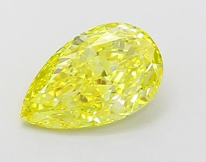 1.14 Ct. Fancy Vivid Yellow Pear Lab Grown Diamond