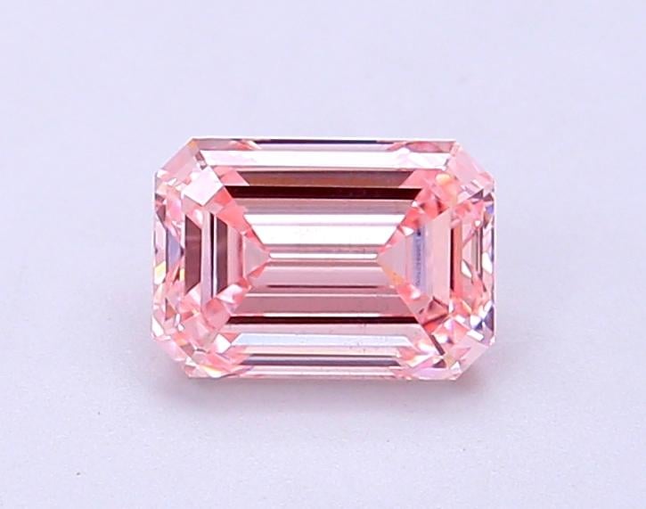 1.01 Ct. Fancy Intense Pink Emerald Lab Grown Diamond