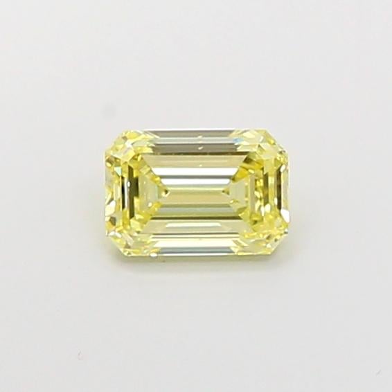 1.00 Ct. Fancy Intense Yellow Emerald Lab Grown Diamond