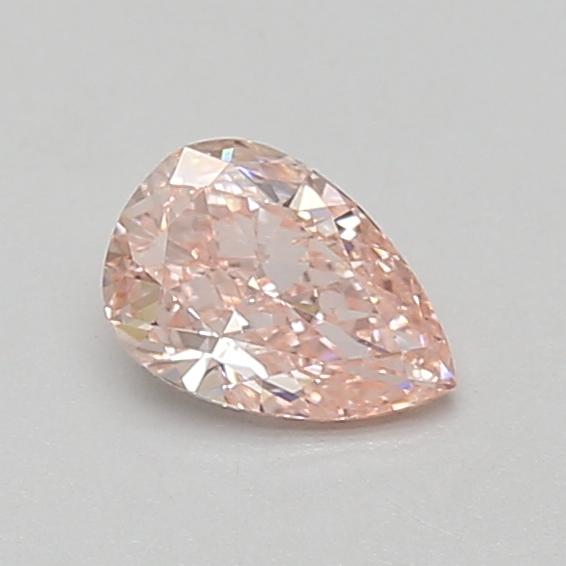 0.55 Ct. Fancy Intense Pink Pear Lab Grown Diamond