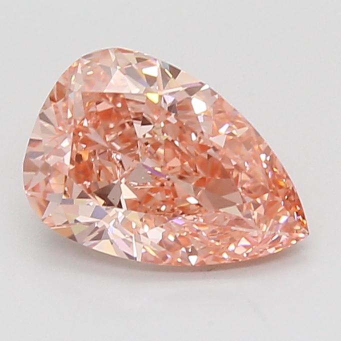 2.07 Ct. Fancy Vivid Pink Pear Lab Grown Diamond