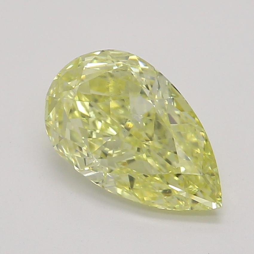 0.70 Ct. Fancy Yellow Pear Diamond