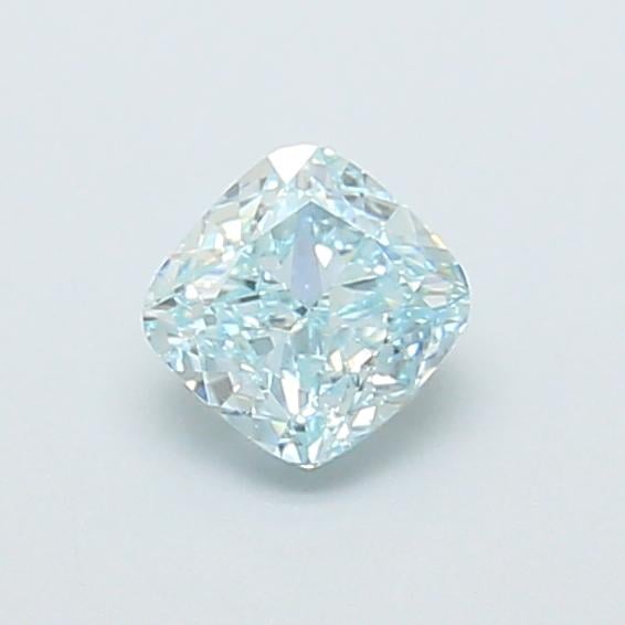 0.59 Ct. Fancy Blue Cushion Lab Grown Diamond
