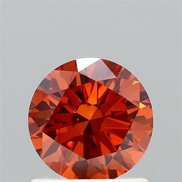 1.00 Ct. Fancy Brownish Orange Round Lab Grown Diamond