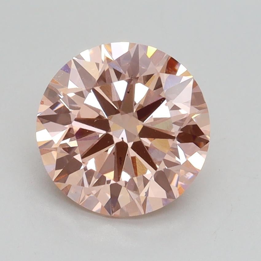2.00 Ct. Fancy Intense Pink Round Lab Grown Diamond