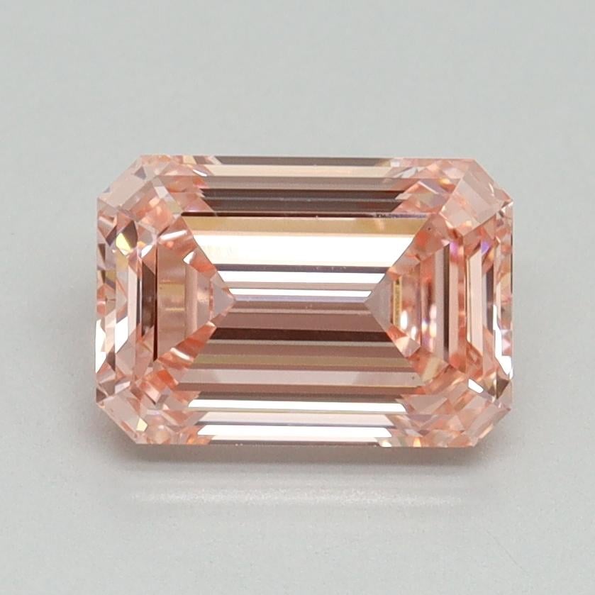 1.59 Ct. Fancy Vivid Pink Emerald Lab Grown Diamond