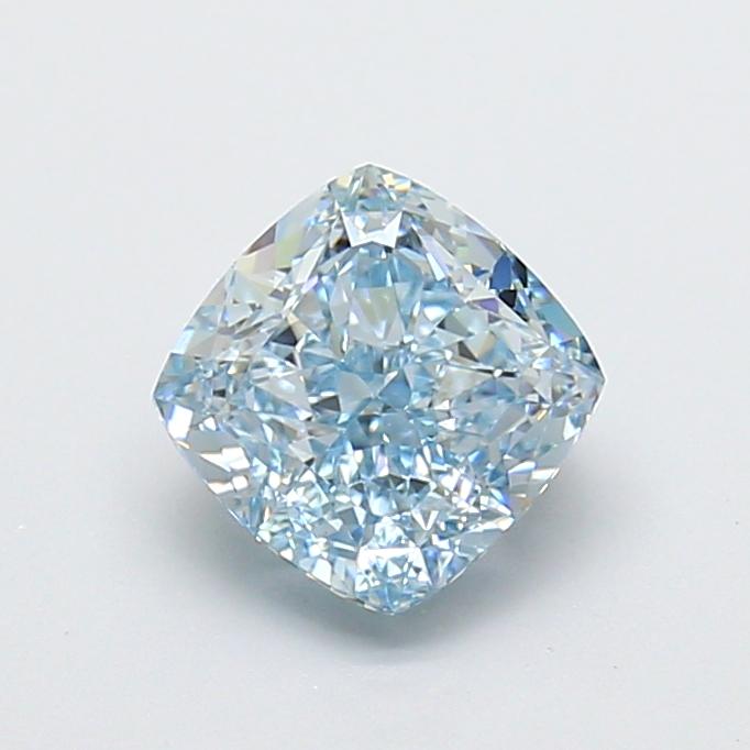 2.04 Ct. Fancy Intense  Blue Cushion Lab Grown Diamond