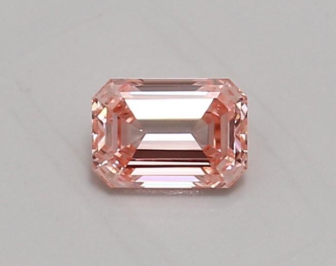 0.67 Ct. Fancy Vivid Pink Emerald Lab Grown Diamond