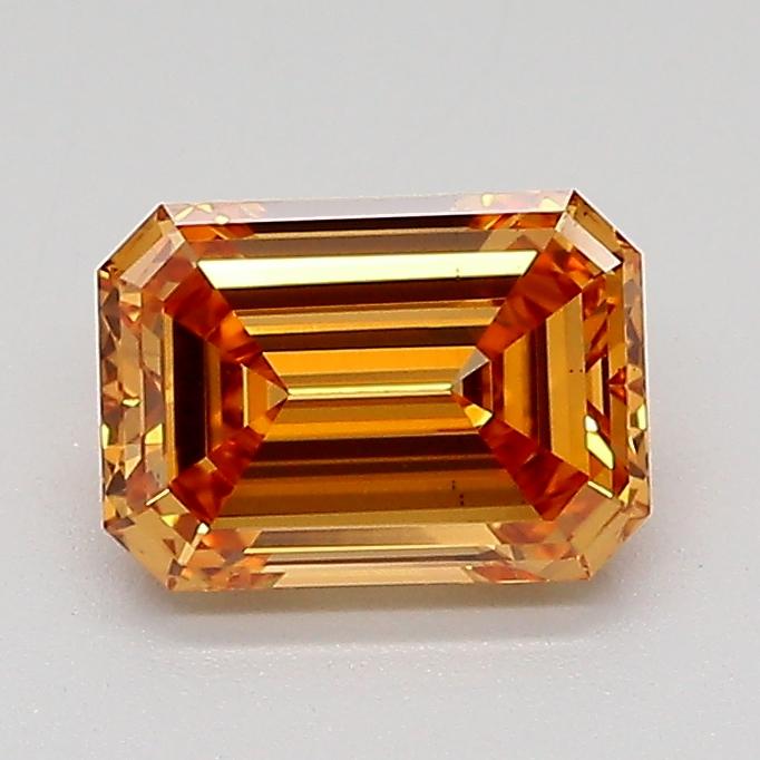 1.03 Ct. Fancy Light  Brown Emerald Lab Grown Diamond