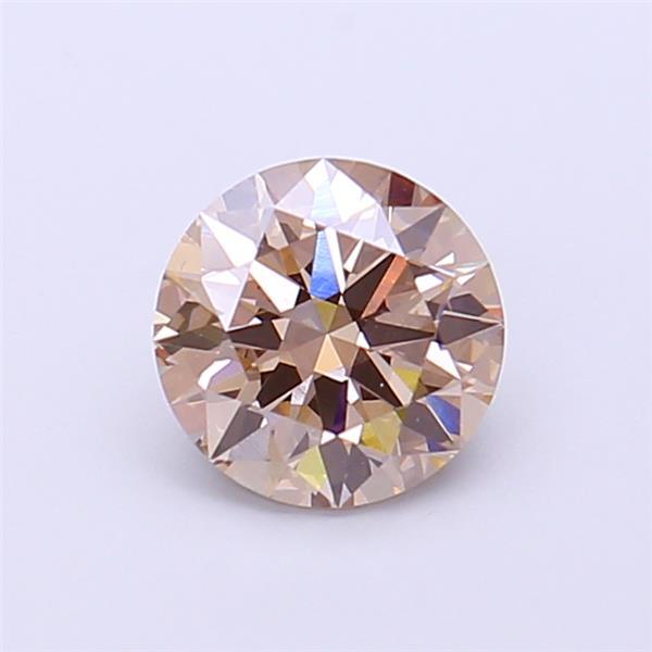 1.01 Ct. Light Brown Round Lab Grown Diamond