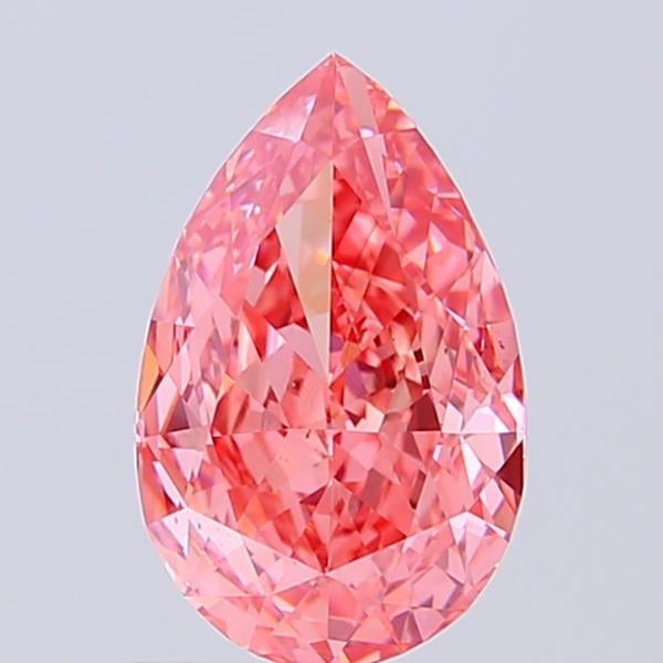 1.51 Ct. Fancy Vivid Pink Pear Lab Grown Diamond