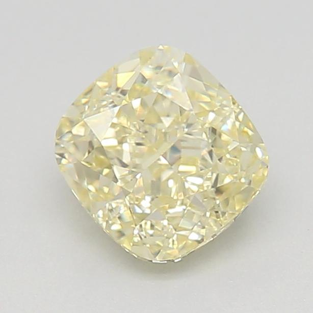 0.7 Ct. Fancy Light Yellow Cushion Diamond