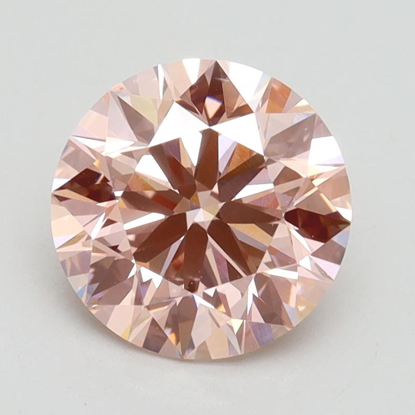 1.82 Ct. Fancy Intense Pink Round Lab Grown Diamond