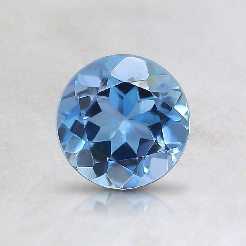 5.6mm Blue Round Aquamarine