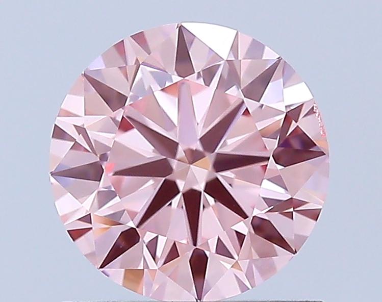 1.00 Ct. Fancy Vivid Pink Round Lab Grown Diamond