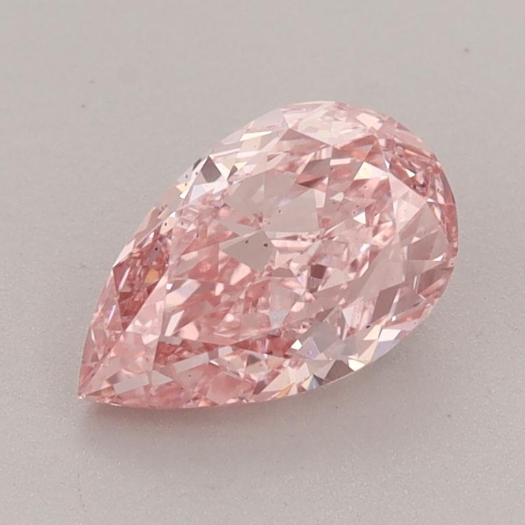 1.26 Ct. Fancy Vivid  Pink Pear Lab Grown Diamond