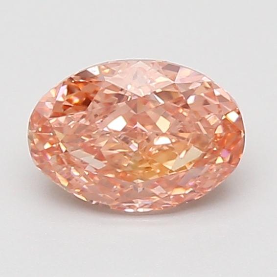 1.09 Ct. Fancy Vivid Pink Oval Lab Grown Diamond