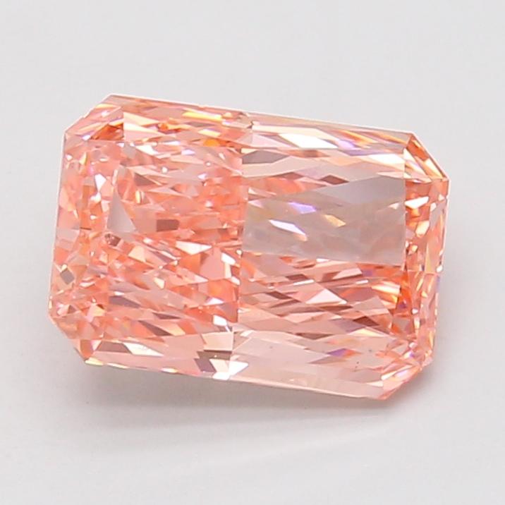 2.59 Ct. Fancy Vivid Pink Radiant Lab Grown Diamond