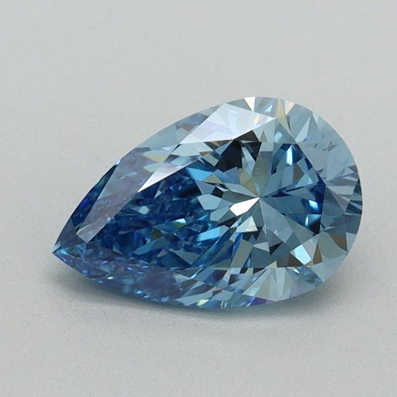 1.00 Ct. Fancy Vivid Blue Pear Lab Grown Diamond