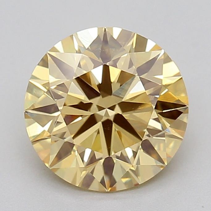 2.07 Ct. Fancy  Yellow Round Lab Grown Diamond