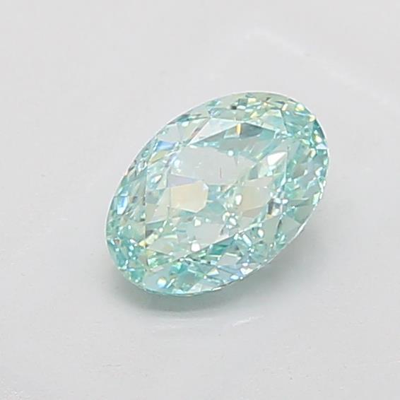 1.27 Ct. Fancy Intense Green Oval Lab Grown Diamond