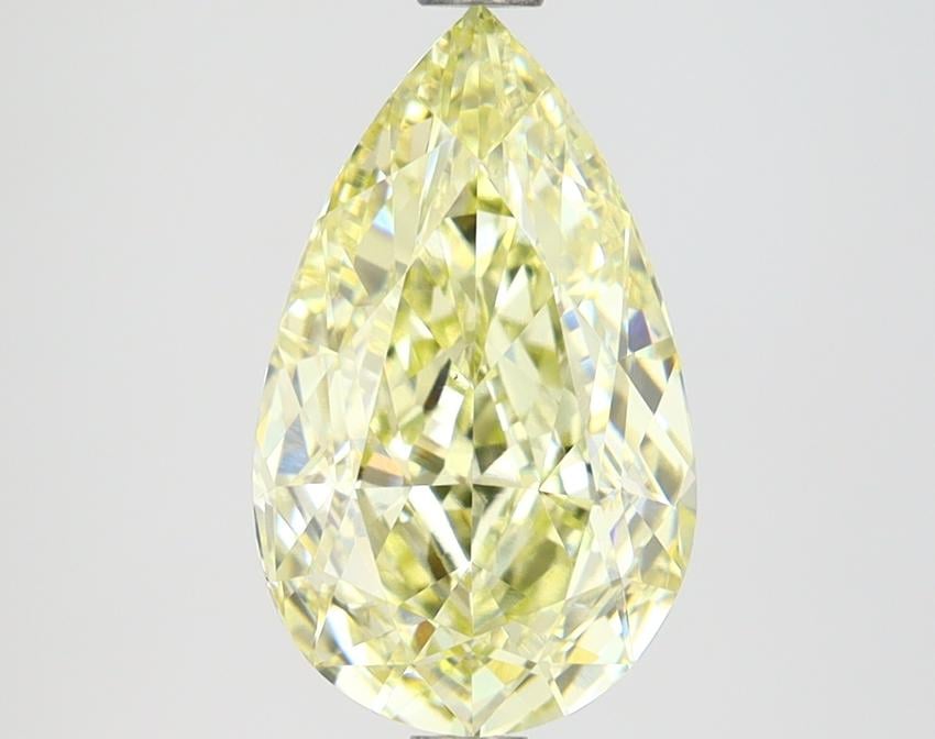 3.02 Ct. Fancy Yellow Pear Lab Grown Diamond