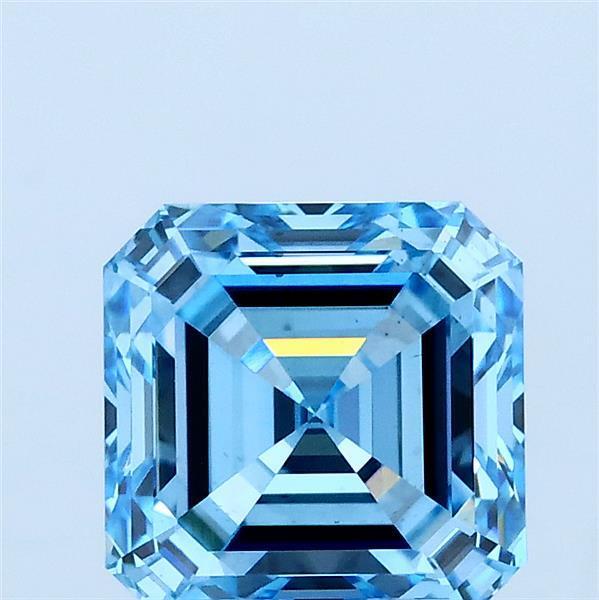 2.00 Ct. Fancy Blue Asscher Lab Grown Diamond