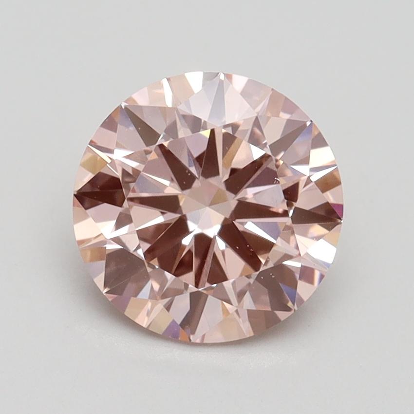 1.70 Ct. Fancy Intense Pink Round Lab Grown Diamond