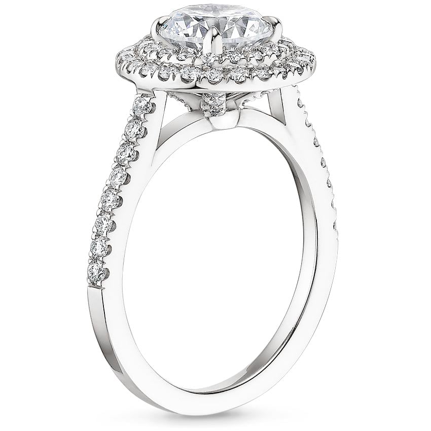 Platinum Soleil Diamond Ring (1/2 ct. tw.), large side view