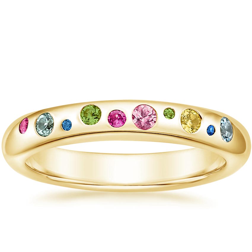 Rose gold diamond engagement ring with surprise diamond details