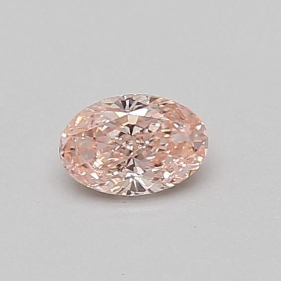 0.31 Ct. Fancy Intense Pink Oval Lab Grown Diamond