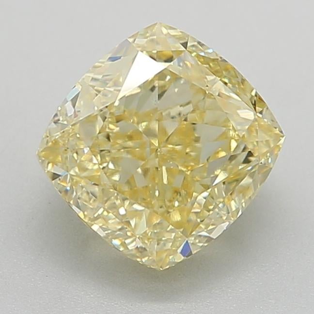 3.31 Ct. Fancy Intense Yellow Cushion Lab Grown Diamond