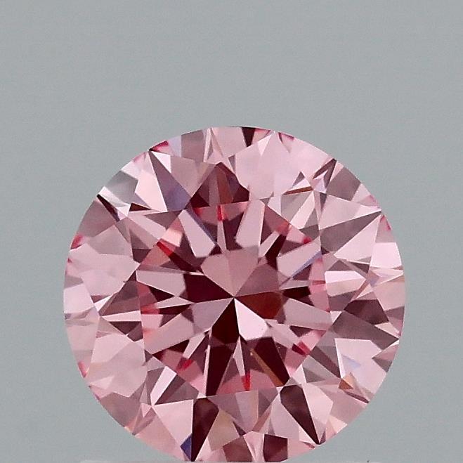 1.09 Ct. Fancy Vivid Pink Round Lab Grown Diamond