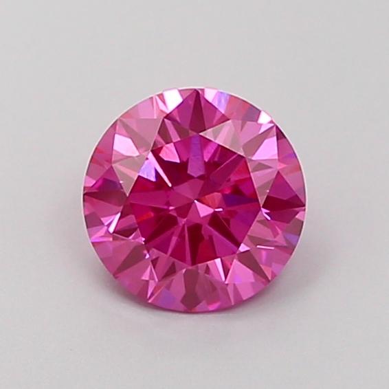 1.02 Ct. Fancy Vivid Pink Round Lab Grown Diamond