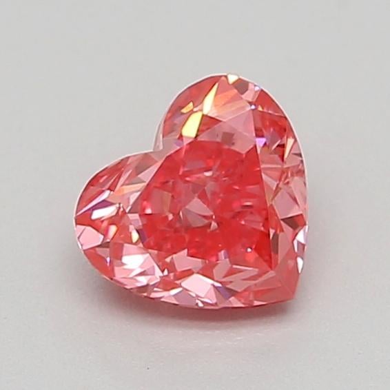 0.43 Ct. Fancy Vivid  Pink Heart Lab Grown Diamond