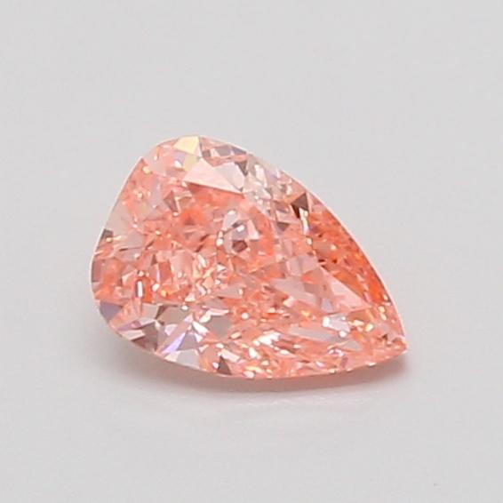 0.53 Ct. Fancy Vivid Pink Pear Lab Grown Diamond