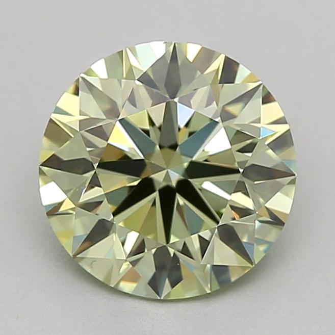 1.25 Ct. Fancy Intense  Green Round Lab Grown Diamond