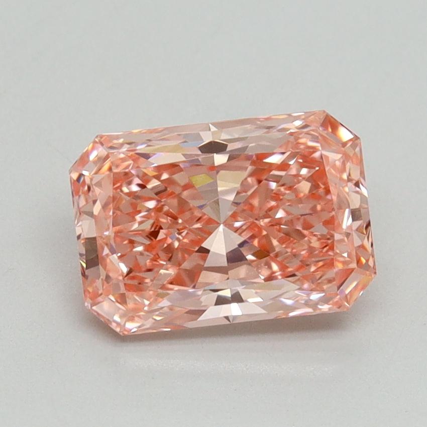 1.59 Ct. Fancy Vivid Pink Radiant Lab Grown Diamond