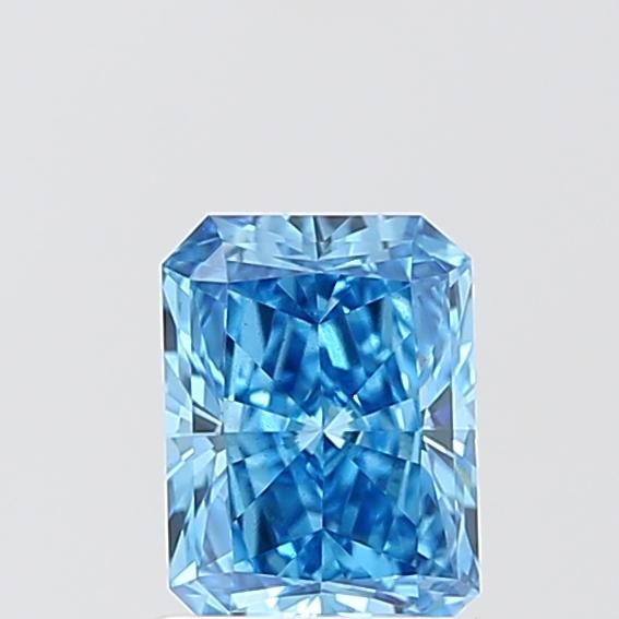 1.03 Ct. Fancy Vivid Blue Radiant Lab Grown Diamond