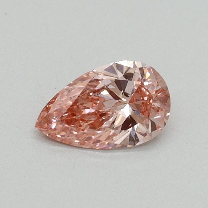 0.33 Ct. Fancy Vivid Pink Pear Lab Grown Diamond