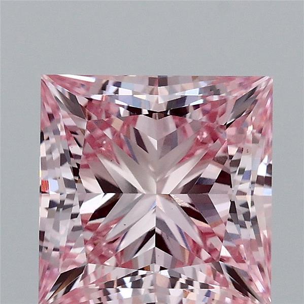 2.84 Ct. Fancy Intense  Pink Princess Lab Grown Diamond