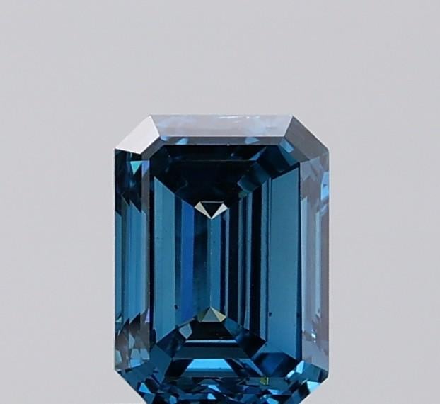 1.06 Ct. Fancy Vivid  Blue Emerald Lab Grown Diamond