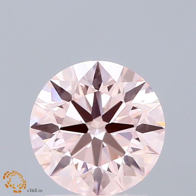 1.51 Ct. Fancy Intense Pink Round Lab Grown Diamond