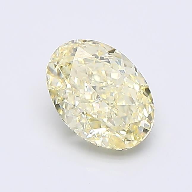 1.02 Ct. Fancy Yellow Oval Lab Grown Diamond